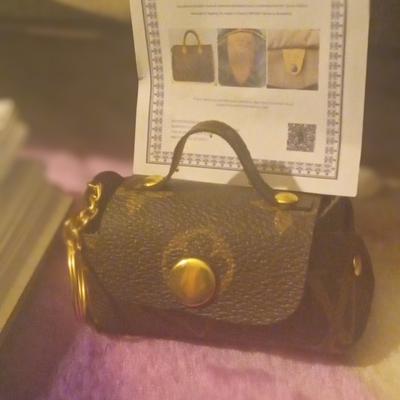 Upcycled Lux Monogram Mini Pouches With COA - Picture 4 of 5